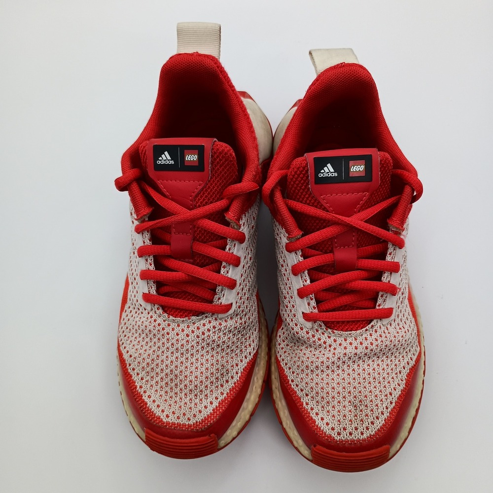 Adidas x LEGO Sport Kids Sneakers Red White Size‎ 3.5Y - Picture 3 of 11